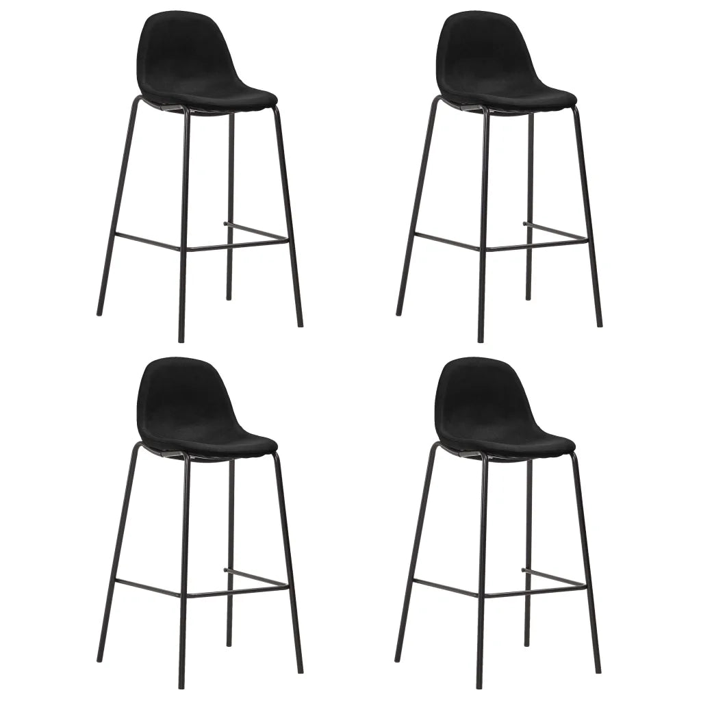 Set da Bar 5 pz in Tessuto Nero cod mxl 9513