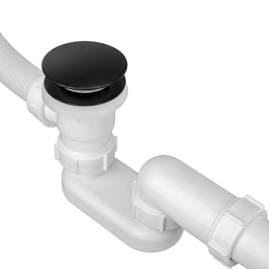 Sifone Per Vasca Rea Con Piletta Click-clack Black
