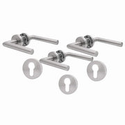 Set di serrature per porte - Acciaio inossidabile - Design moderno