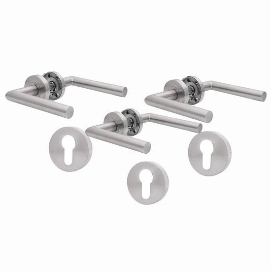 Set di serrature per porte - Acciaio inossidabile - Design moderno