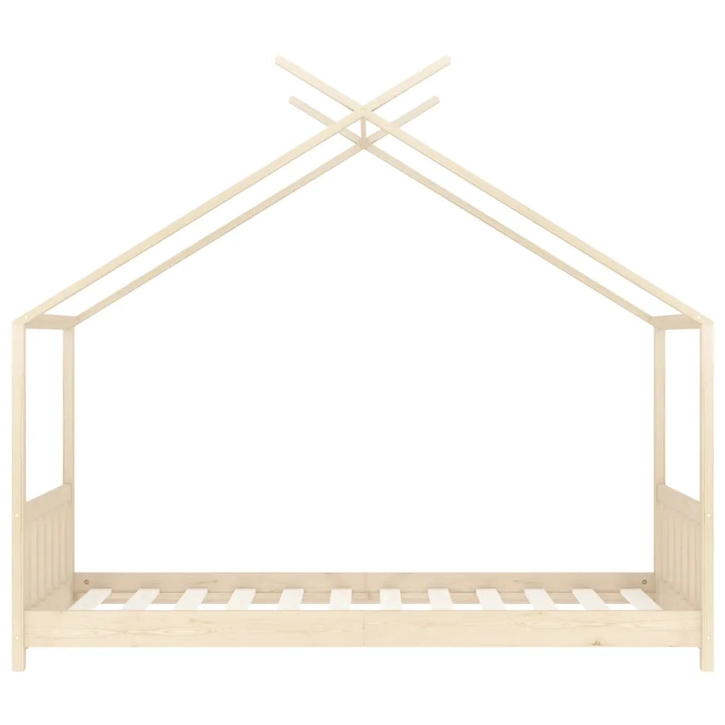 Giroletto per Bambini in Legno Massello di Pino 80x160 cm 283365