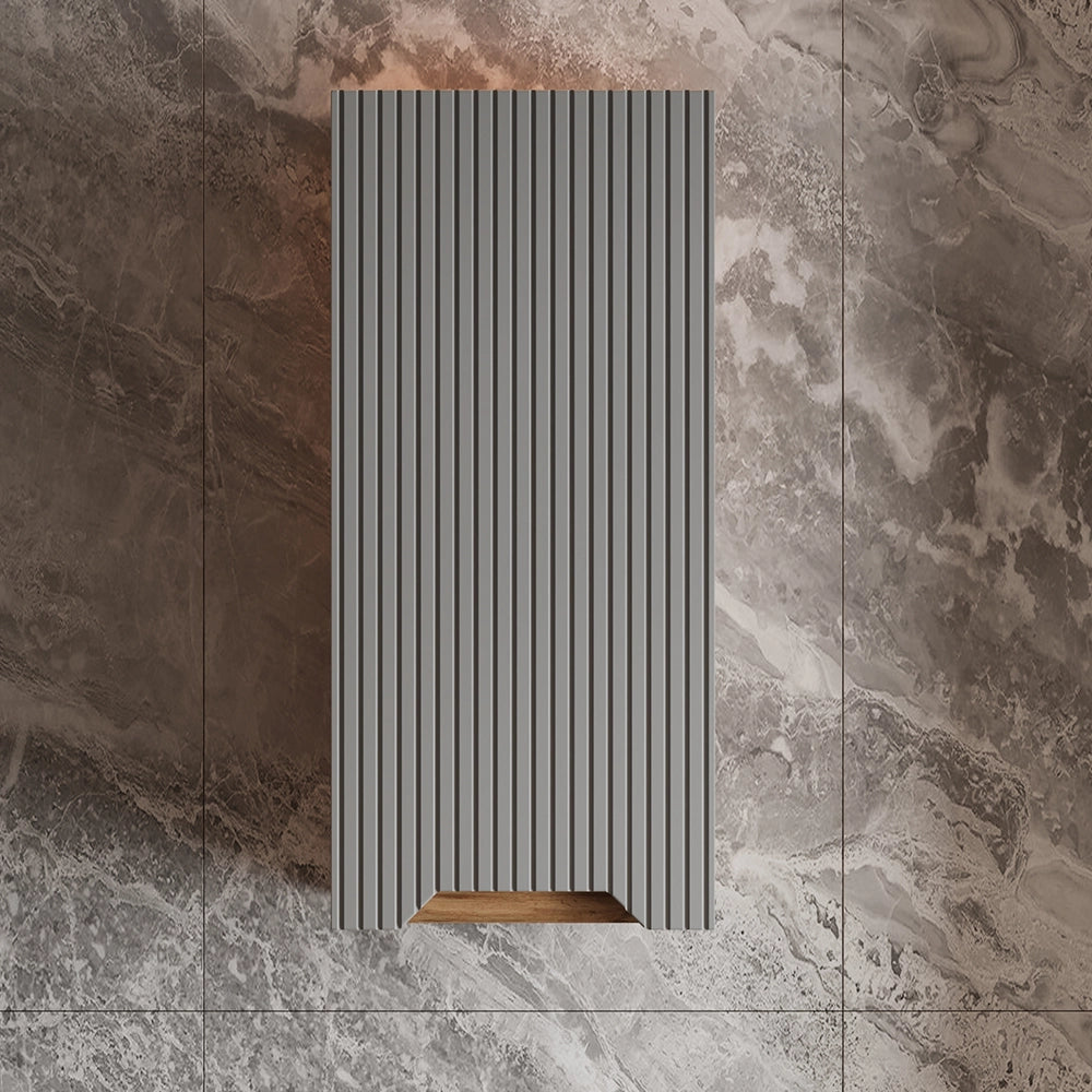 Vicco mobile bagno Rovere/grigio a righe 20 x 72.6 cm