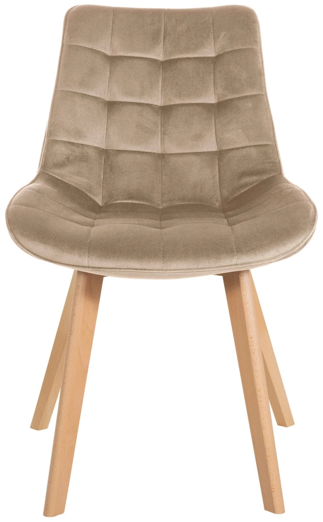 Sedia Brook Velvet marrone