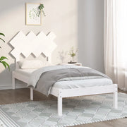 Giroletto-Struttura Letto Bianco 90x200 cm in Legno Massello 513869