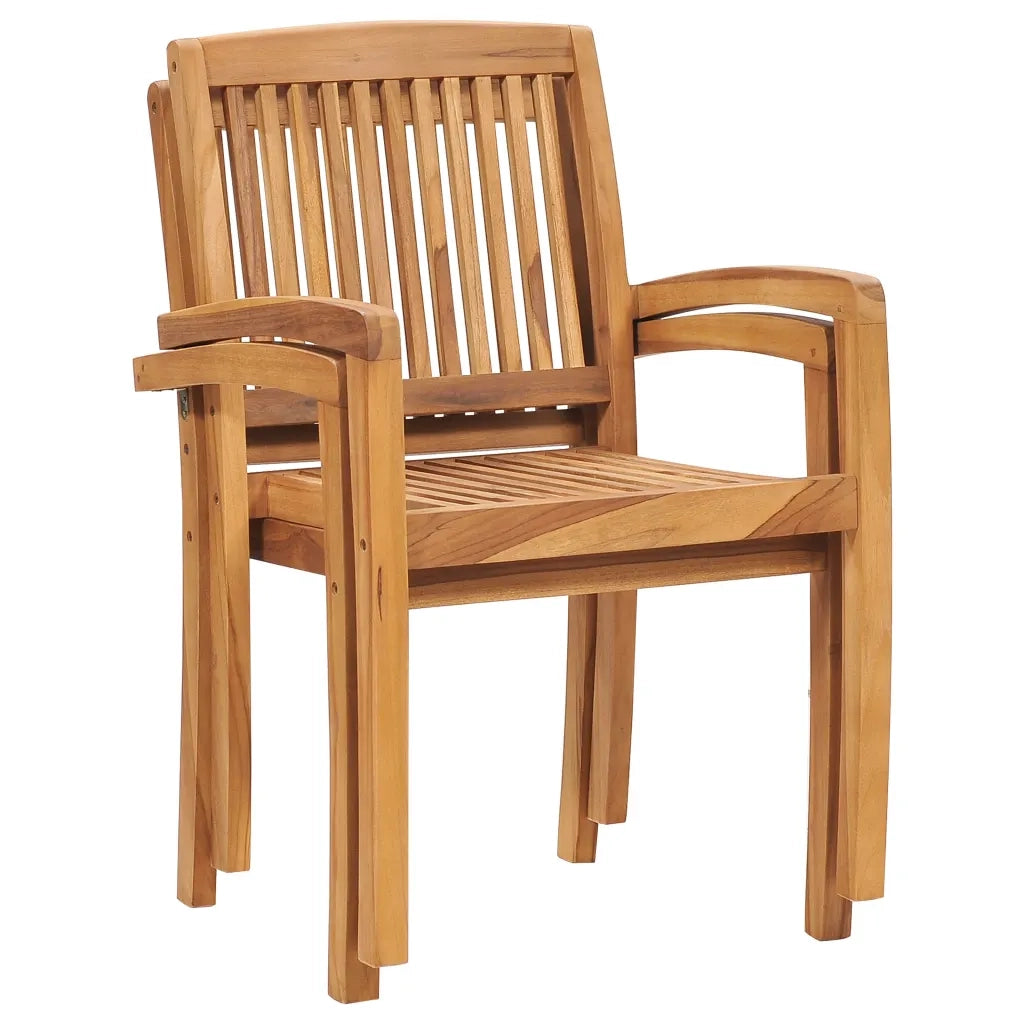 Sedie da Giardino 2 pz | Sedie da Esterno con Cuscini Grigi Massello di Teak