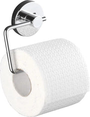 Sostegno per carta igienica, supporto per carta igienica in bagno e toilette, metallo cromato, 13,5 x 17,5 x 16 cm