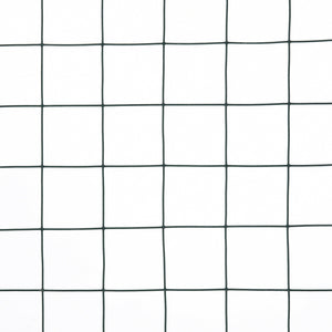 Rete Metallica da Giardino per Recinzioni 500x91 cm Rivestimento in PVC Verde