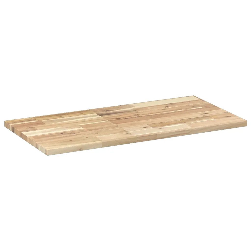 vidaXL Piano per Tavolo 80x40x2 cm Rettangolare Legno Massello Acacia