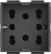 Presa schuko bipasso per Bticino Living Light Antracite 4box 4B.L.H21