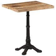 Tavolino da Bistrot 60x60x77 cm in Legno di Mango Grezzo cod mxl 88662
