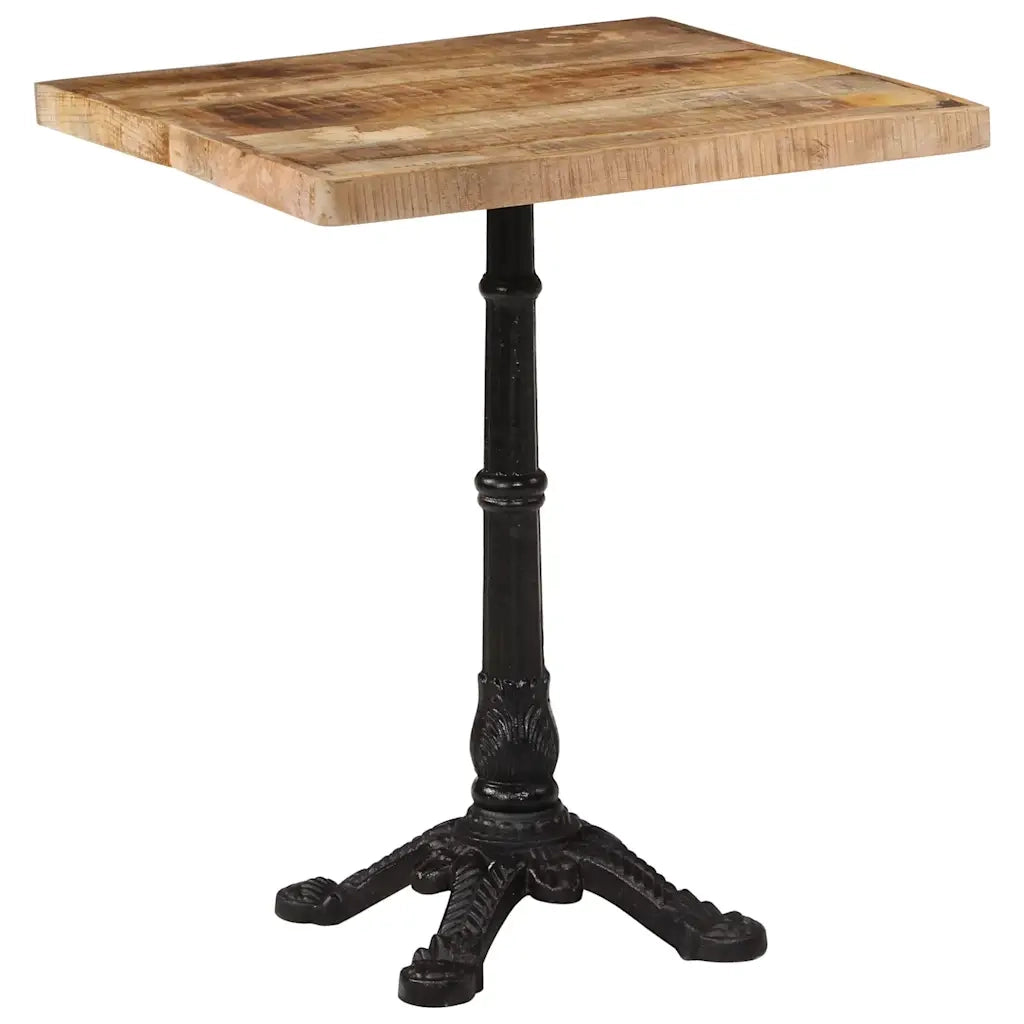 Tavolino da Bistrot 60x60x77 cm in Legno di Mango Grezzo cod mxl 88662