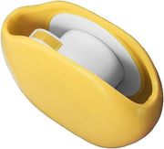 Organizzatore per cavi - Wikkelaar per cavi - Gestione cavi - Ricucito automatico - 3 x 6 x 3 cm - Giallo