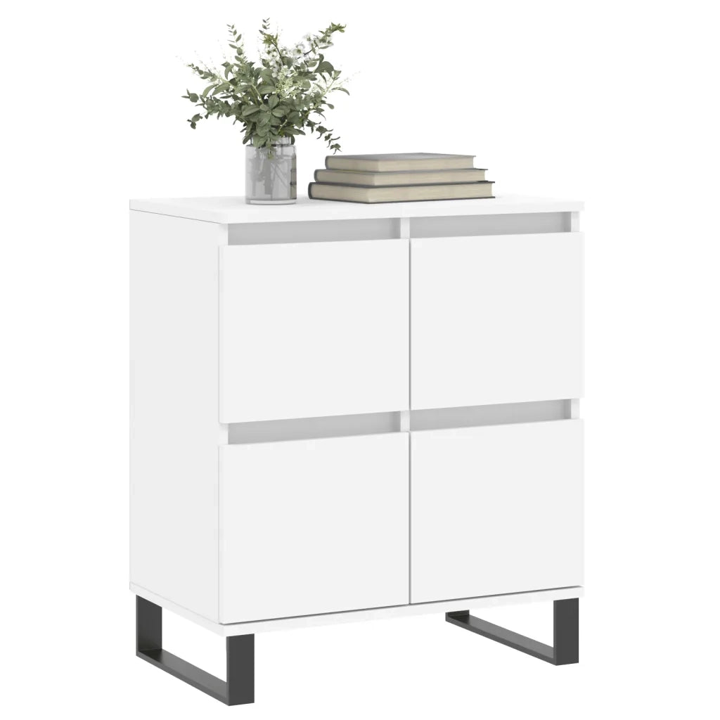 Credenza | Madia | Buffet da pranzo | Armadio da pranzo Bianca 60x35x70 cm in Legno Multistrato