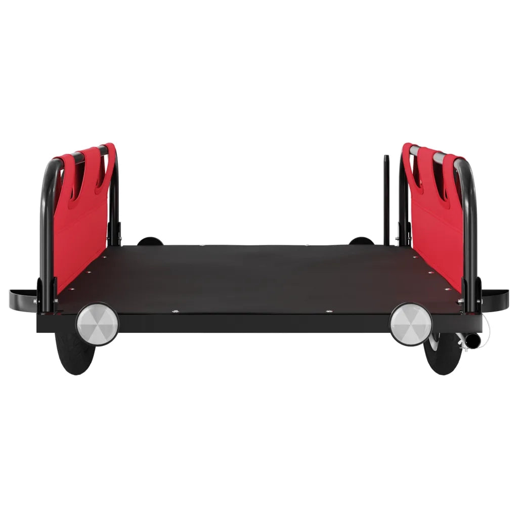 Rimorchio da Bici Rosso Oxford e Ferro 94167