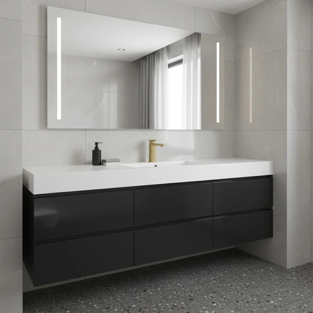 Rubinetto Da Bagno Rea Arlo Brush Gold