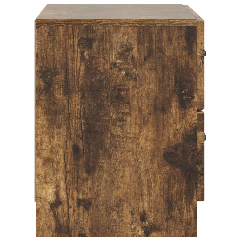 Armadio da Notte Rovere Fumo 62 x 34,5 x 44,5 cm 895700