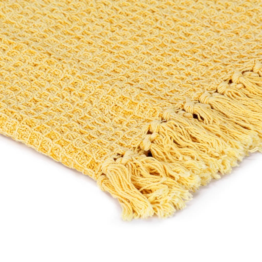 Copriletto in Cotone 220x250 cm Giallo Senape 133763