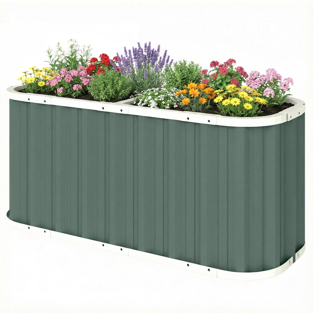 Hochbeet in metallo ¨C Minimal ¨C 136x53x61 cm