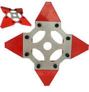 Disco per Decespugliatore Universale con 4 Lame Seghettate Diametro Taglio Ø250m