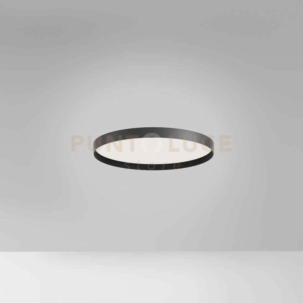 ACELIA P/P - PLAFONIERA LED NERO 3000K-4000K 2000-2100lm 30W D.40CM DIMMERABILE
