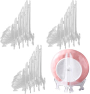 Display Stands in Cristallo Acrilico - Leggibili e Stabili - Transparenti - Adatti per Banchi e Libri - Ideali per Esposizioni