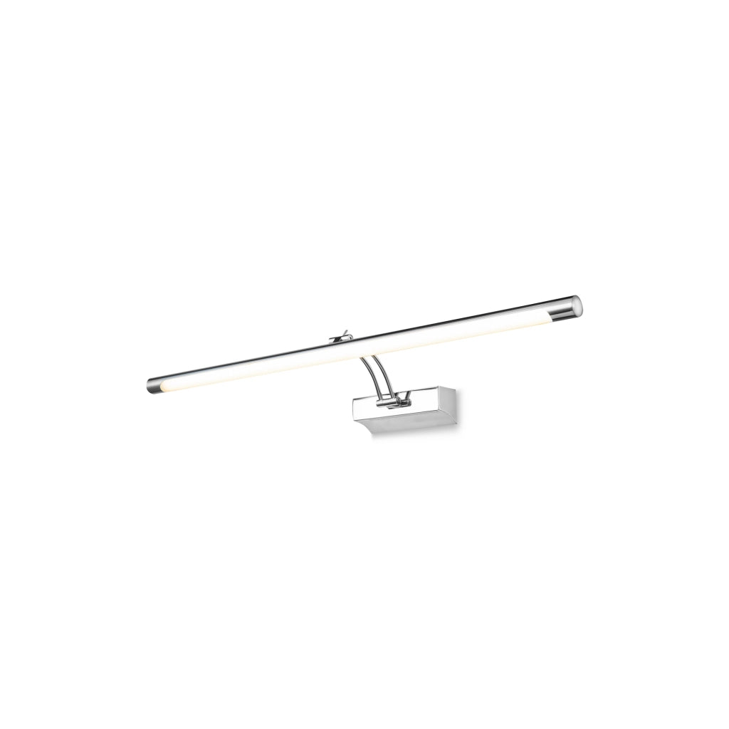 Maytoni Applique moderna Fino 1 luce LED integrato cromo metallo diffusore PVC