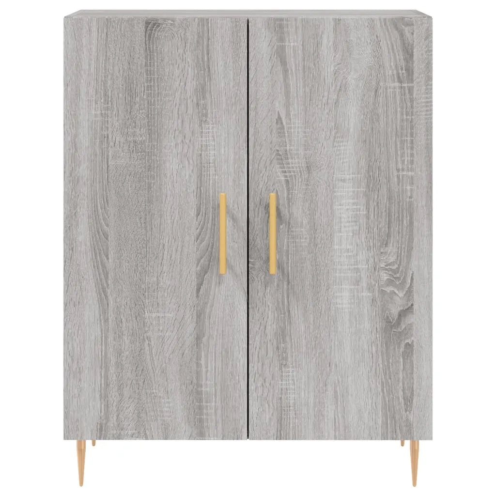 Credenza Grigio Sonoma 69,5x34x180 cm in Legno Multistrato 3199551