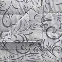 Trapuntino Estivo Matrimoniale in Microfibra 100 gr con Stampa Ornato Basic