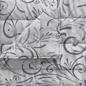 Trapuntino Estivo Matrimoniale in Microfibra 100 gr con Stampa Ornato Basic