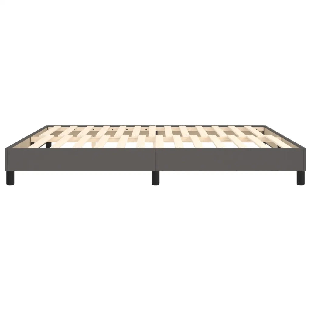 Struttura Letto a Rete a Molle Grigio 160x200 cm in Similpelle 3120710