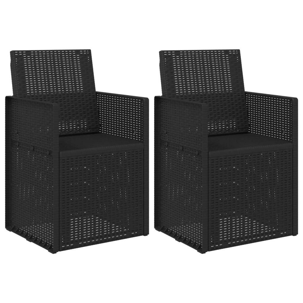 Sedie da pranzo da giardino 2 pcs Antracite 53 x 47 x 88,5 cm 899961