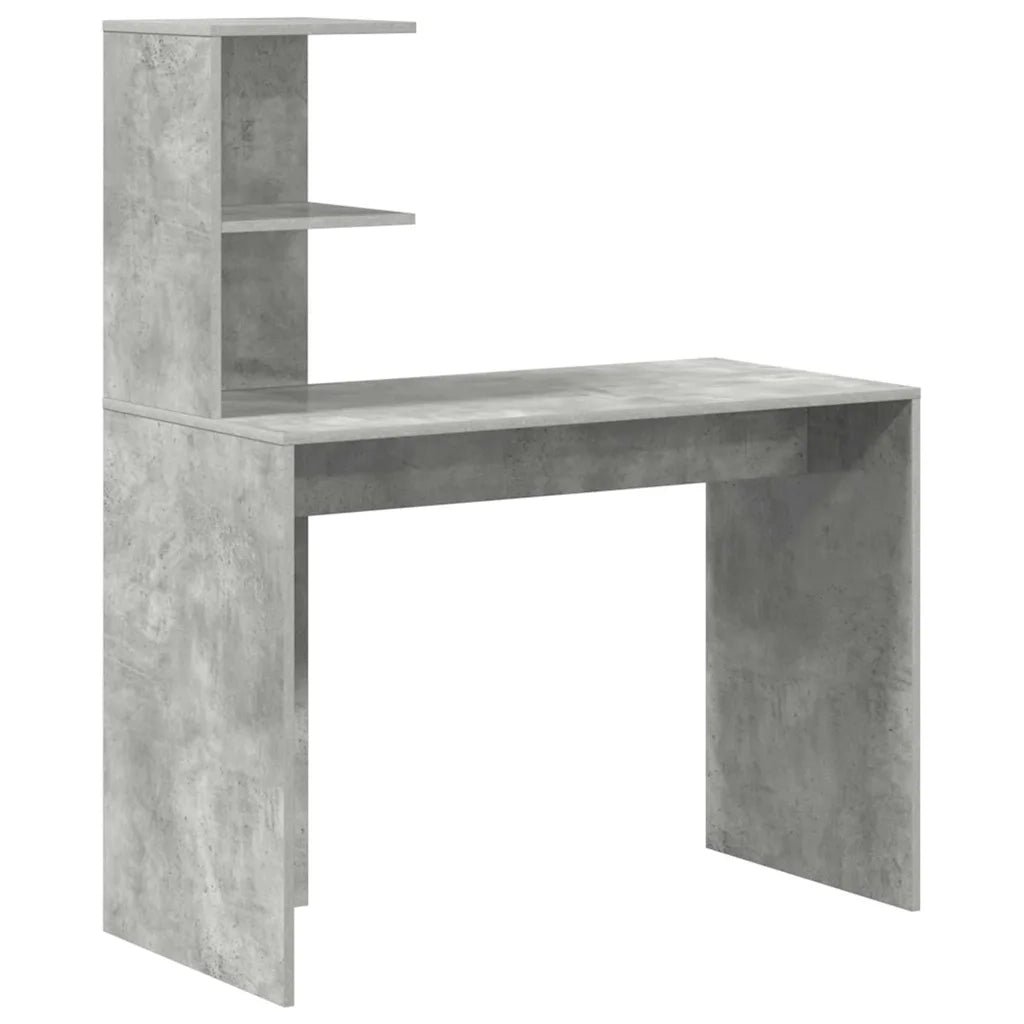 Scrivania Grigio cemento 102 x 50 x 124 cm Legno ingegnerizzato 869357