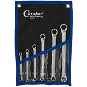 KIT CHIAVI POLIGONALI DOPPIE TORX-STAR CHIAVE SET 6pz E6-E24 CONDOR 4402