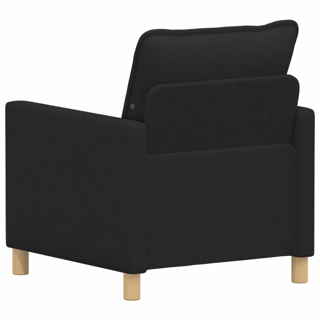 Divano Nero 76 x 81 x 87,5 cm Tessuto