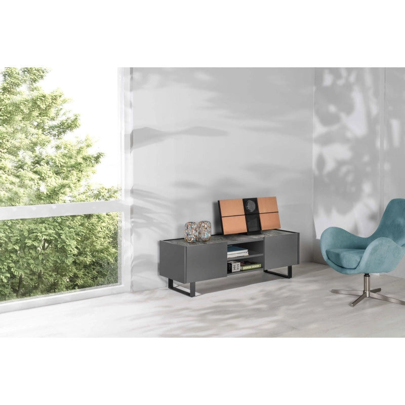 Porta TV 140 x 40 x H 45 cm Pegaso 40 cm X 140 cm H 45 cm Stones