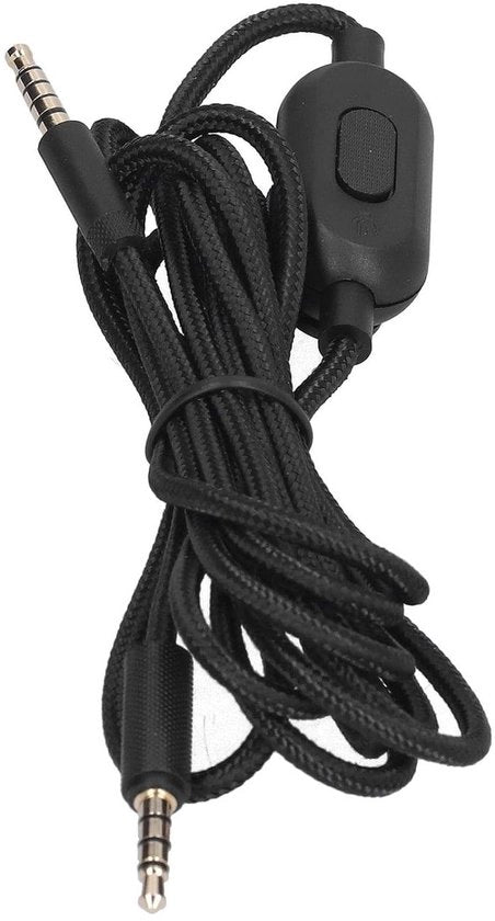 Cavo audio per cuffie gaming con regolazione del volume e microfono, 2,0 m, alta qualità, filo OFC cavo di rame.