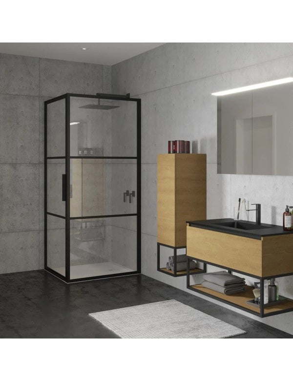 Box doccia angolare GRID 201 RIHO 100x80 x200cm