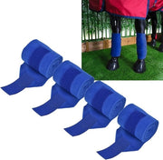 Set di Protezione per Cavallo - Kit di Supporto - Coperture per Stivali - Coperture per Polo - Blu - Set Completo - Protezione per Attrezzatura