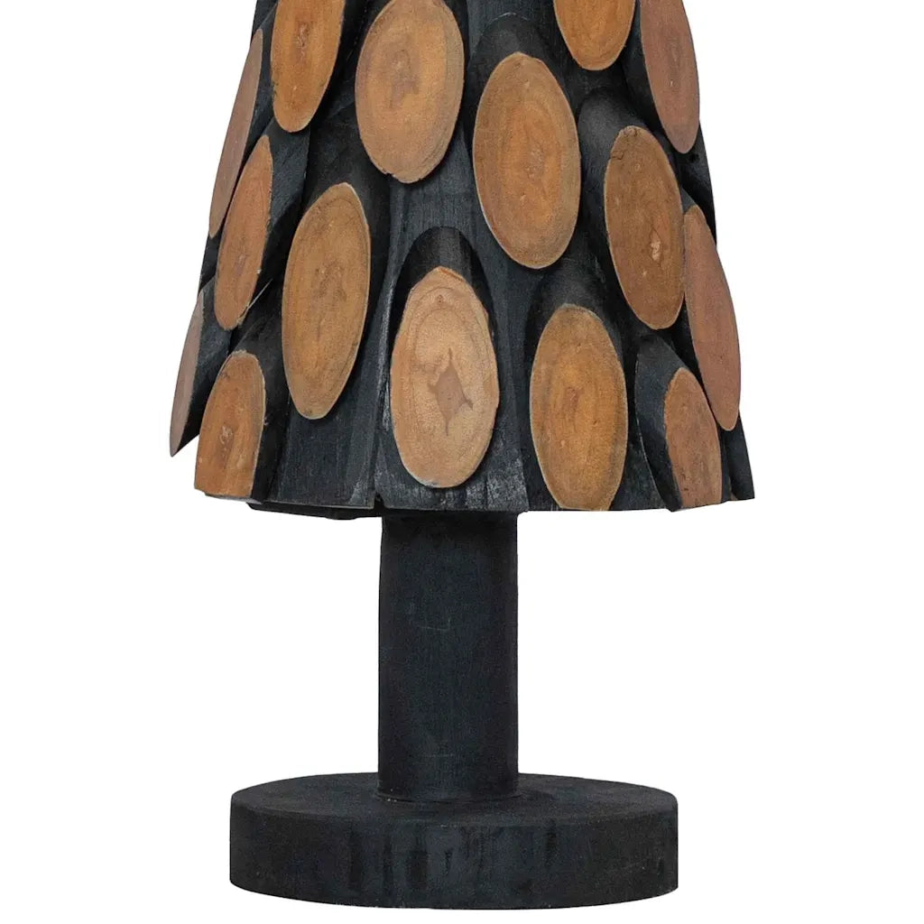 Albero di Natale Marrone 61 cm Legno massello di teak 42017943