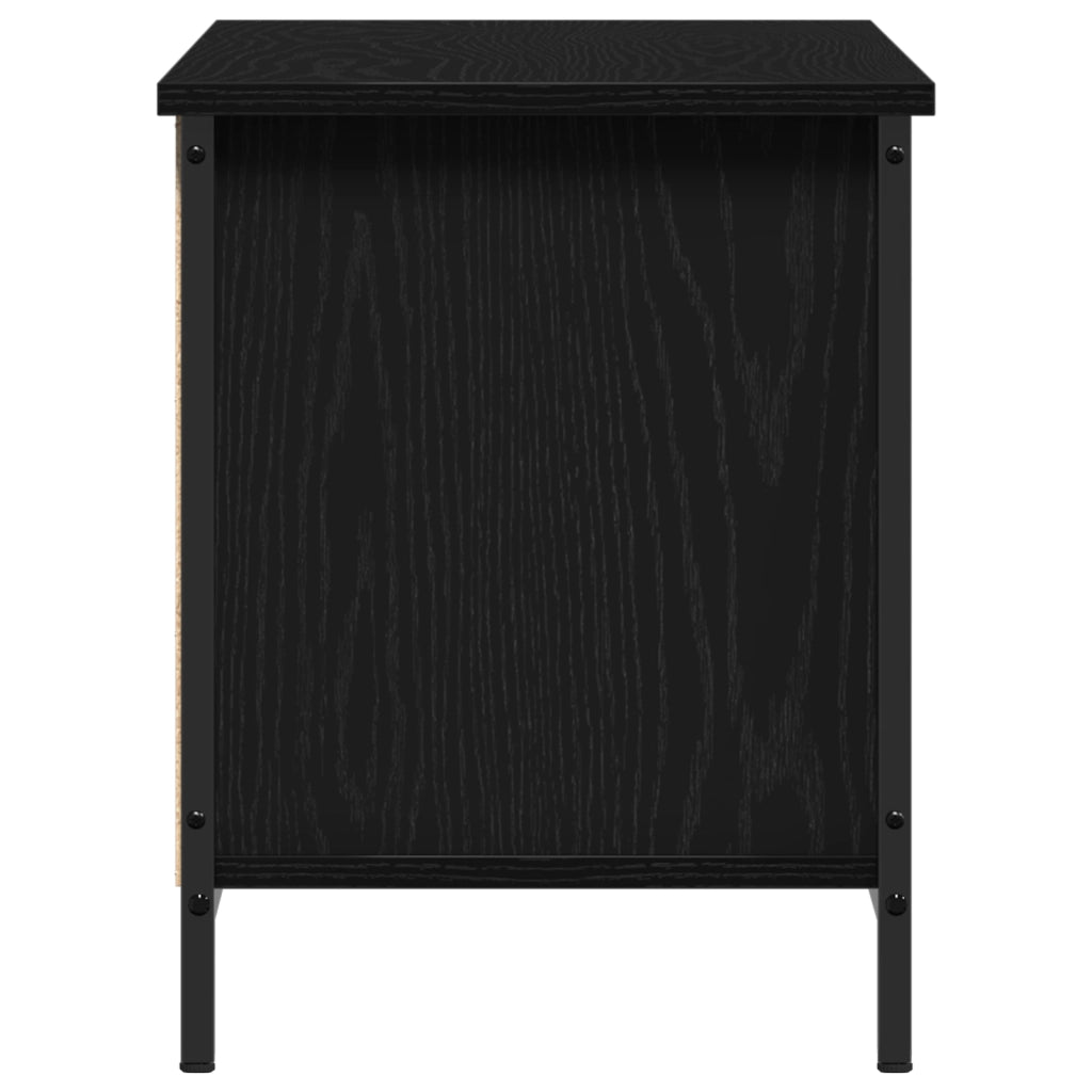 Centro di intrattenimento in rovere nero Rovere nero