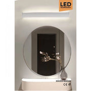 Trade Shop - Applique Lampada Da Specchio Lineare Luce Up&down 3000k-6500k 18 Watt 51 Cm F11 -