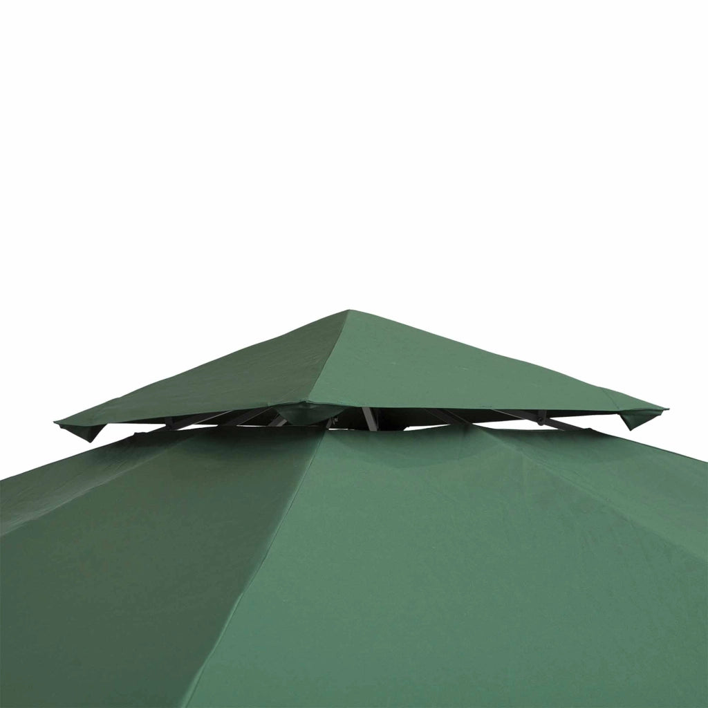Tetto di Ricambio per Gazebo da Giardino Doppio Tetto 3x3m