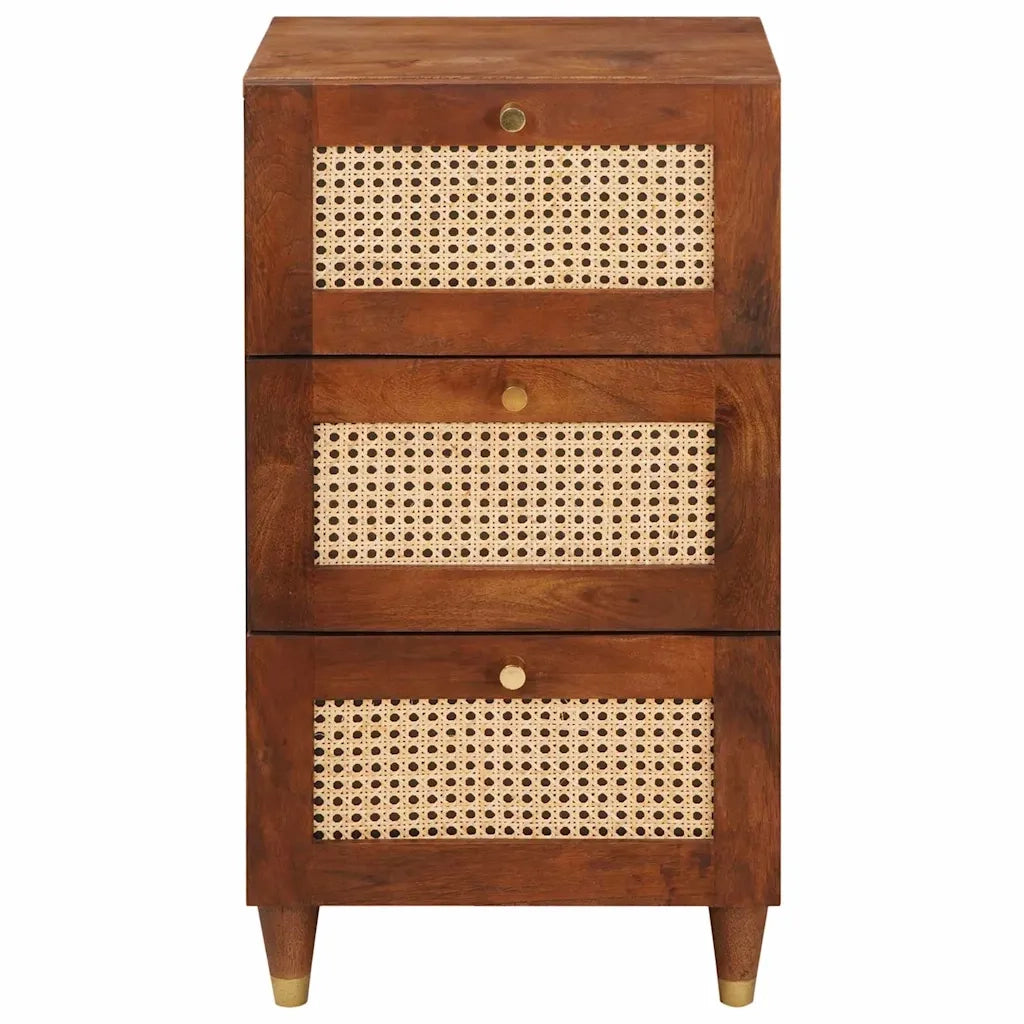 vidaXL Credenza con cassetto Marrone 40 x 33.5 x 75 cm