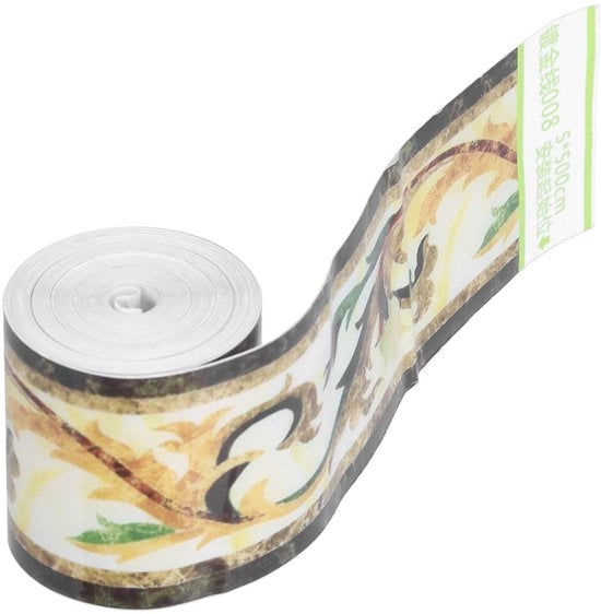 Tessuto da parete PVC autoadesivo - Decorazione per soggiorno - Decorazione per cucina - Decorazione per bagno - Decorazione per ambienti - Dimensioni 5x500 cm - Sticker per parete
