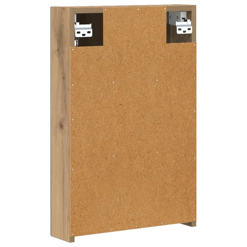 Mobiletto per specchio da bagno con porta Rovere Artigianale