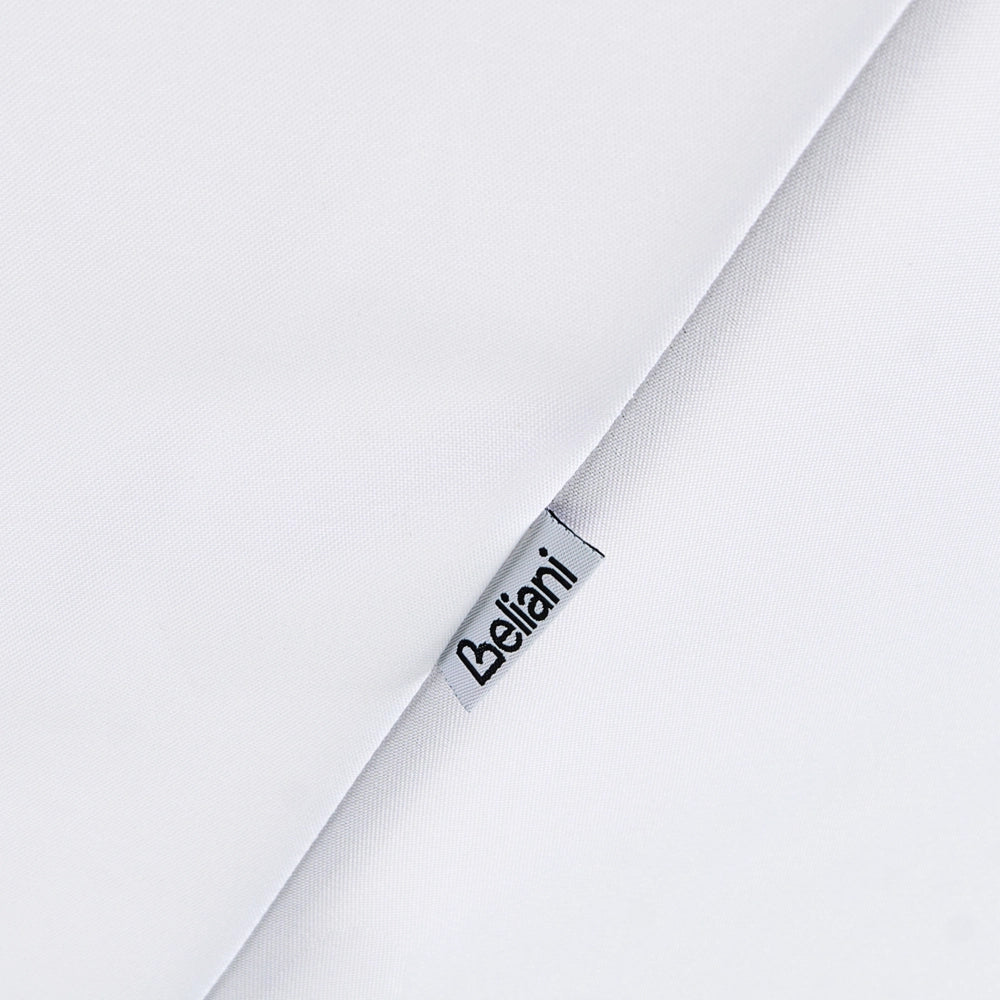 Ombrellone da giardino ⌀ 258 cm palo in alluminio bianco tessuto esterno Elegante e moderno