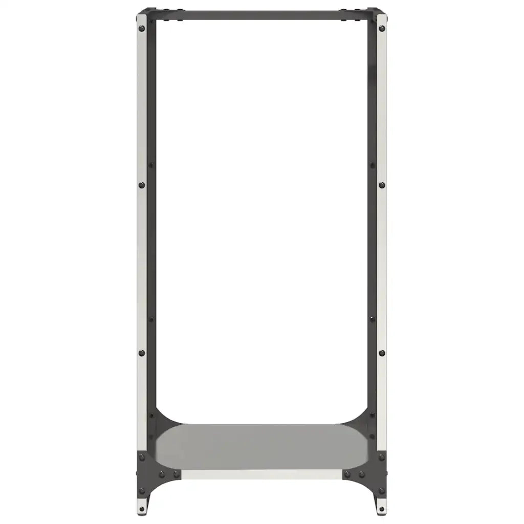 Rastrelliera per Legna da Ardere 40x30x80 cm in Acciaio Inox