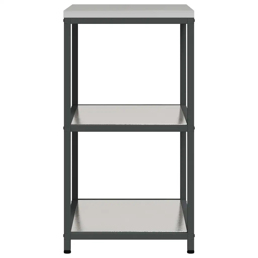 Stoccaggio in cucina Argento 60 x 50 x 92 cm Acciaio 874965