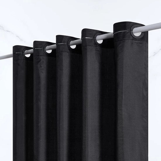 Douchegordijn in tessuto impermeabile con anello integrato, resistente alla muffa, 200x243 cm