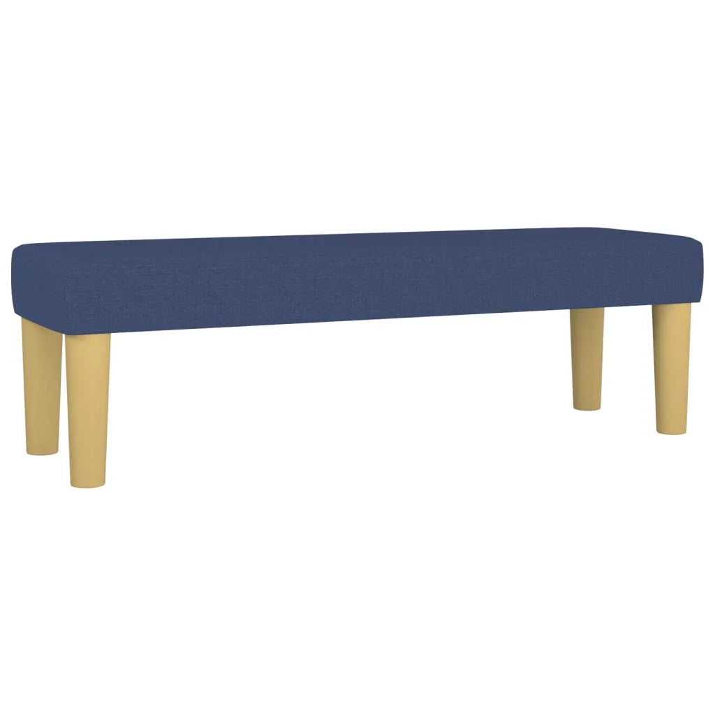 Panca Blu 100x30x30 cm in Tessuto 346658